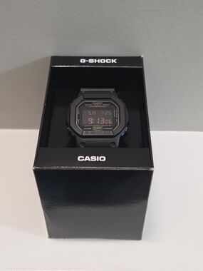 Casio G-Shock DW-5600MS-1DR Matte Black Digital Watch - With Original Box - NEW